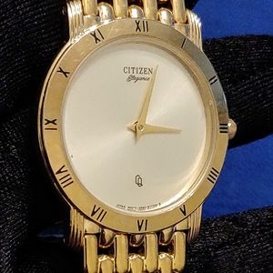 Citizen Elegance 4620 s25996 Gold Tone Men's Watch Sleek